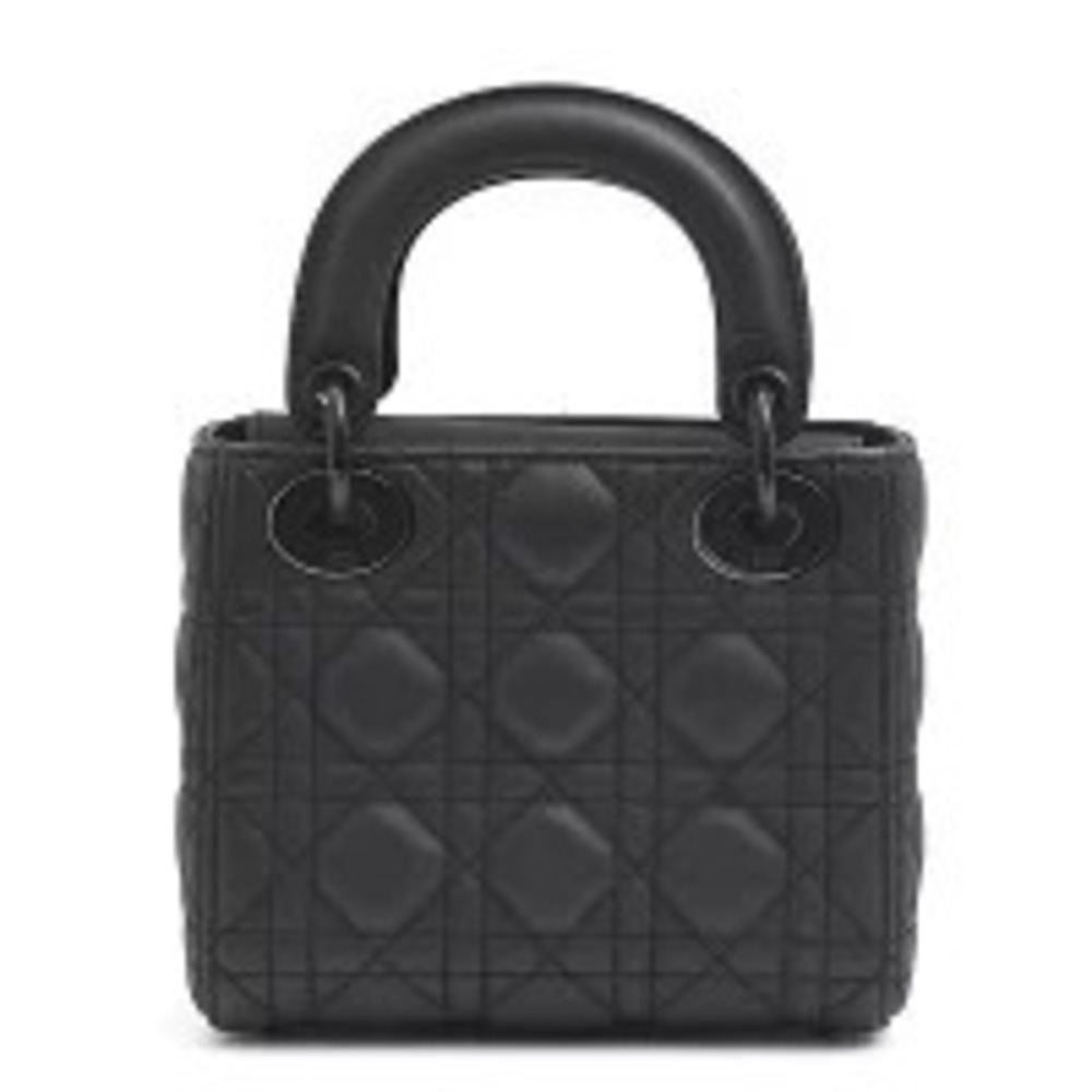 Dior Bag Ultra  Calfskin Black Lady Matte Cannage Christian